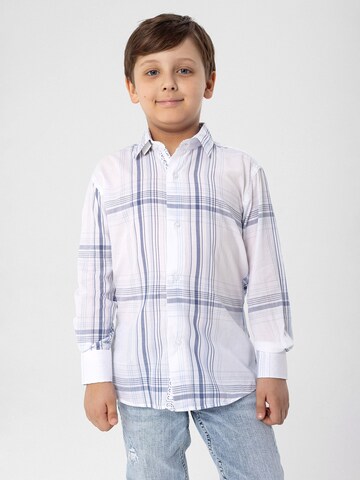 Coupe slim Chemise Daniel Hills en blanc : devant