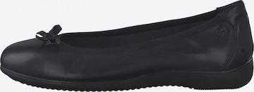 TAMARIS Ballet Flats in Black