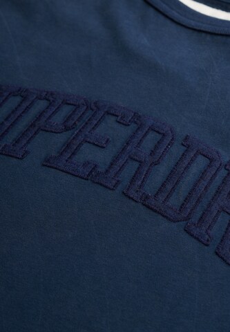 T-shirt oversize Superdry en bleu