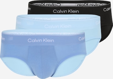Slip Calvin Klein Underwear en bleu : devant