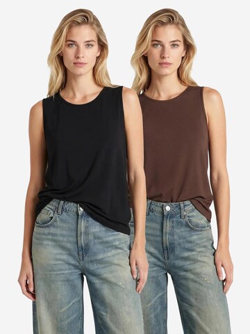 Happiness İstanbul Blouse in Brown: front