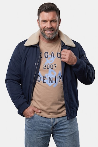 Men Plus Jacke in Blau