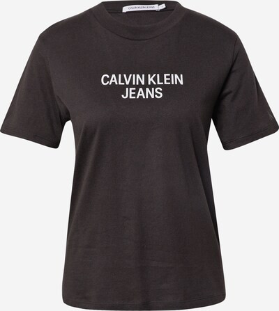 Calvin Klein Jeans Majica u crna / bijela, Pregled proizvoda