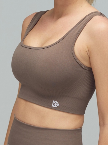 DRILLS Apparel Medium support Sport bh 'FLXFLOW Bra' in Grijs