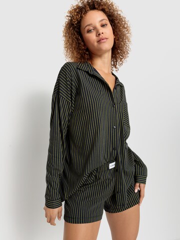 LSCN by LASCANA Short Pajama Set in Green