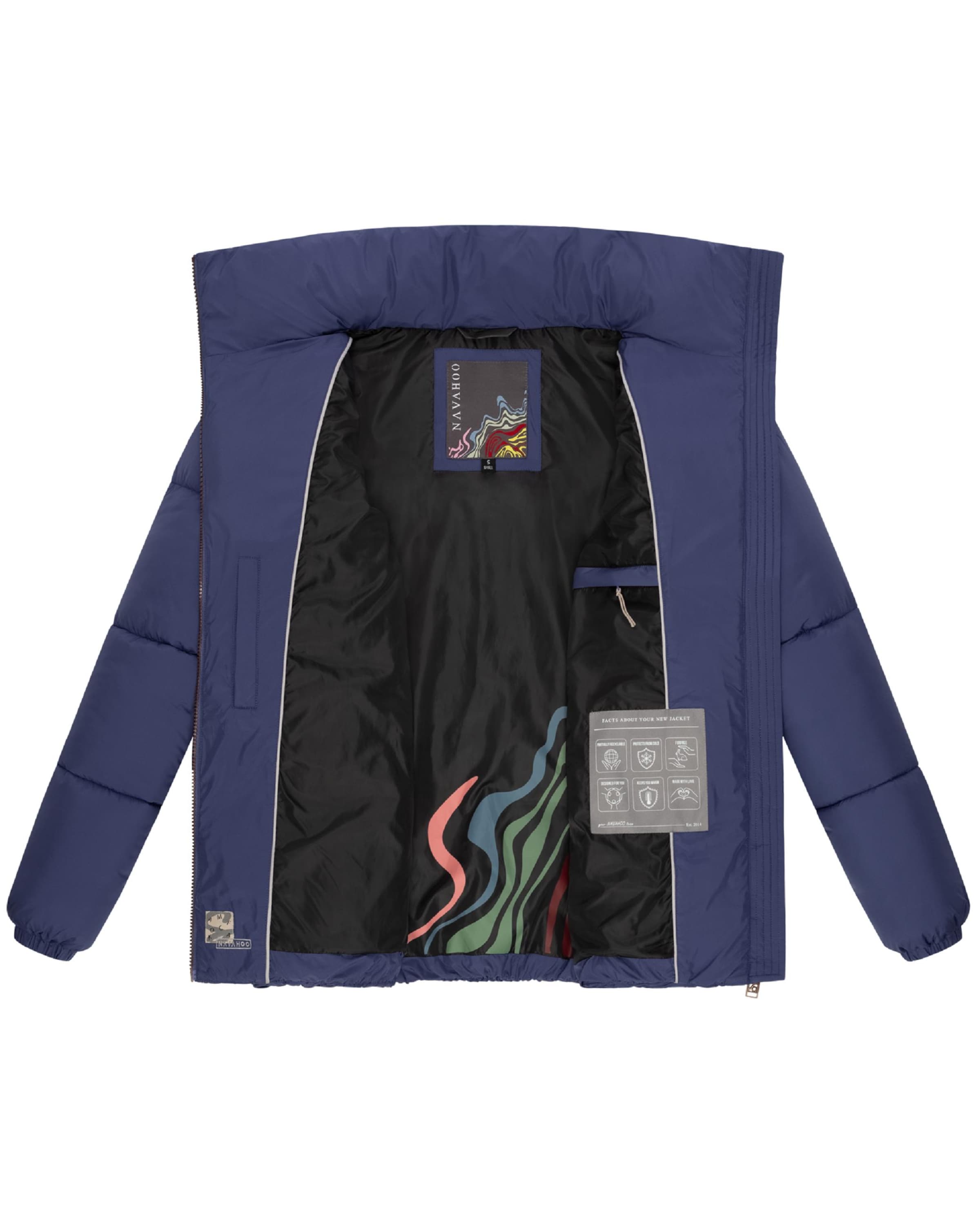 NAVAHOO Zimná bunda 'Schokolina' - Fialová