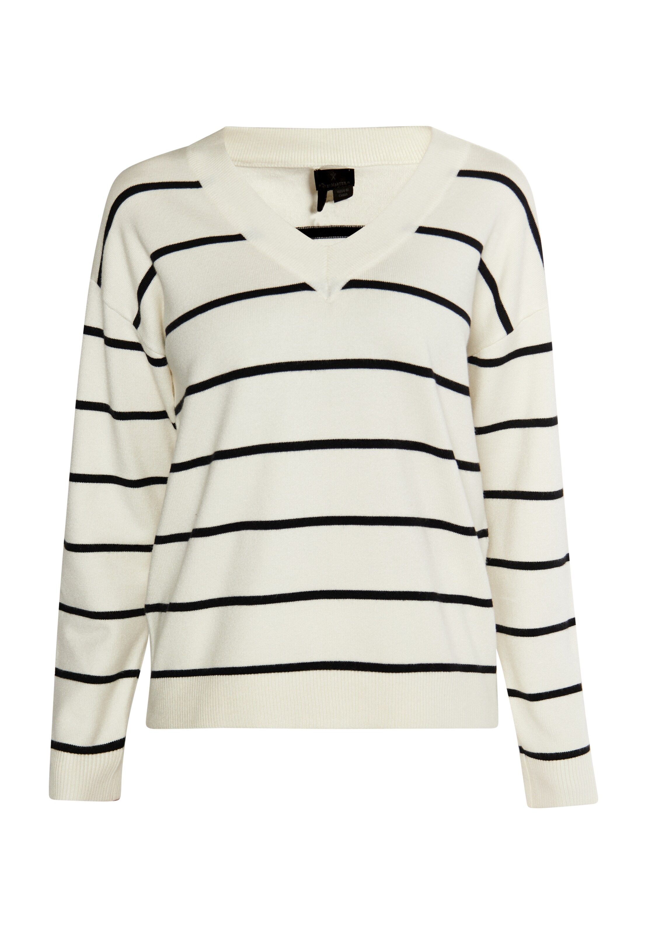 DreiMaster Klassik Πουλόβερ 'Baradello' σε λευκό: μπροστά