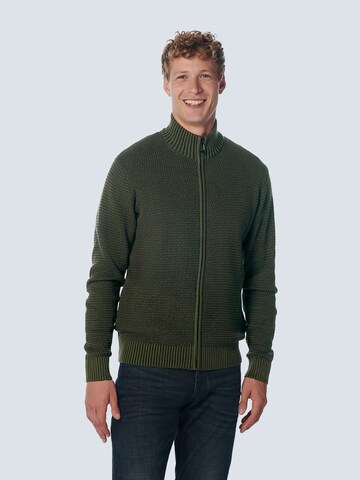 Vestes en maille No Excess en vert : devant