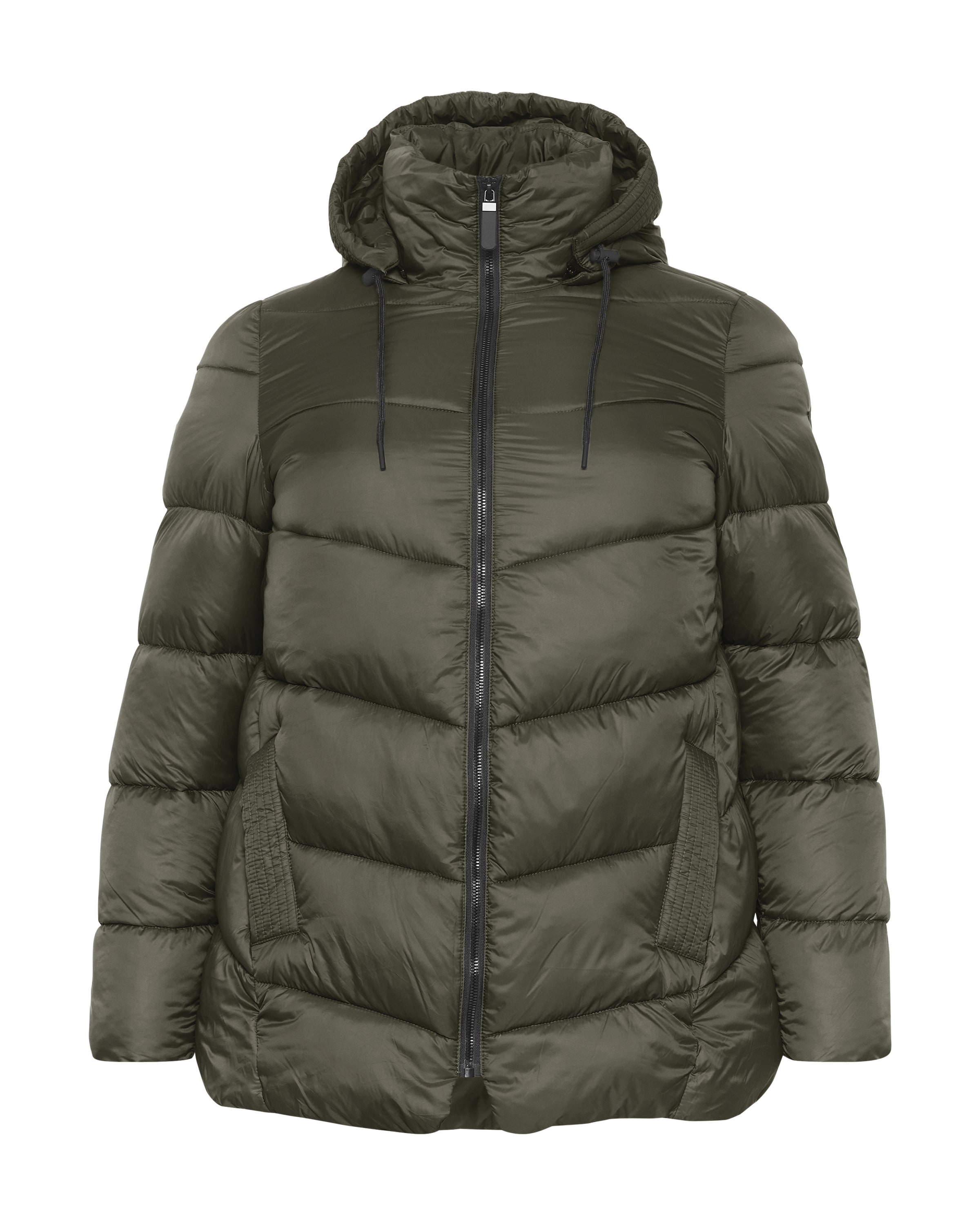 Veste d’hiver 'Susanna' KAFFE CURVE en vert : devant