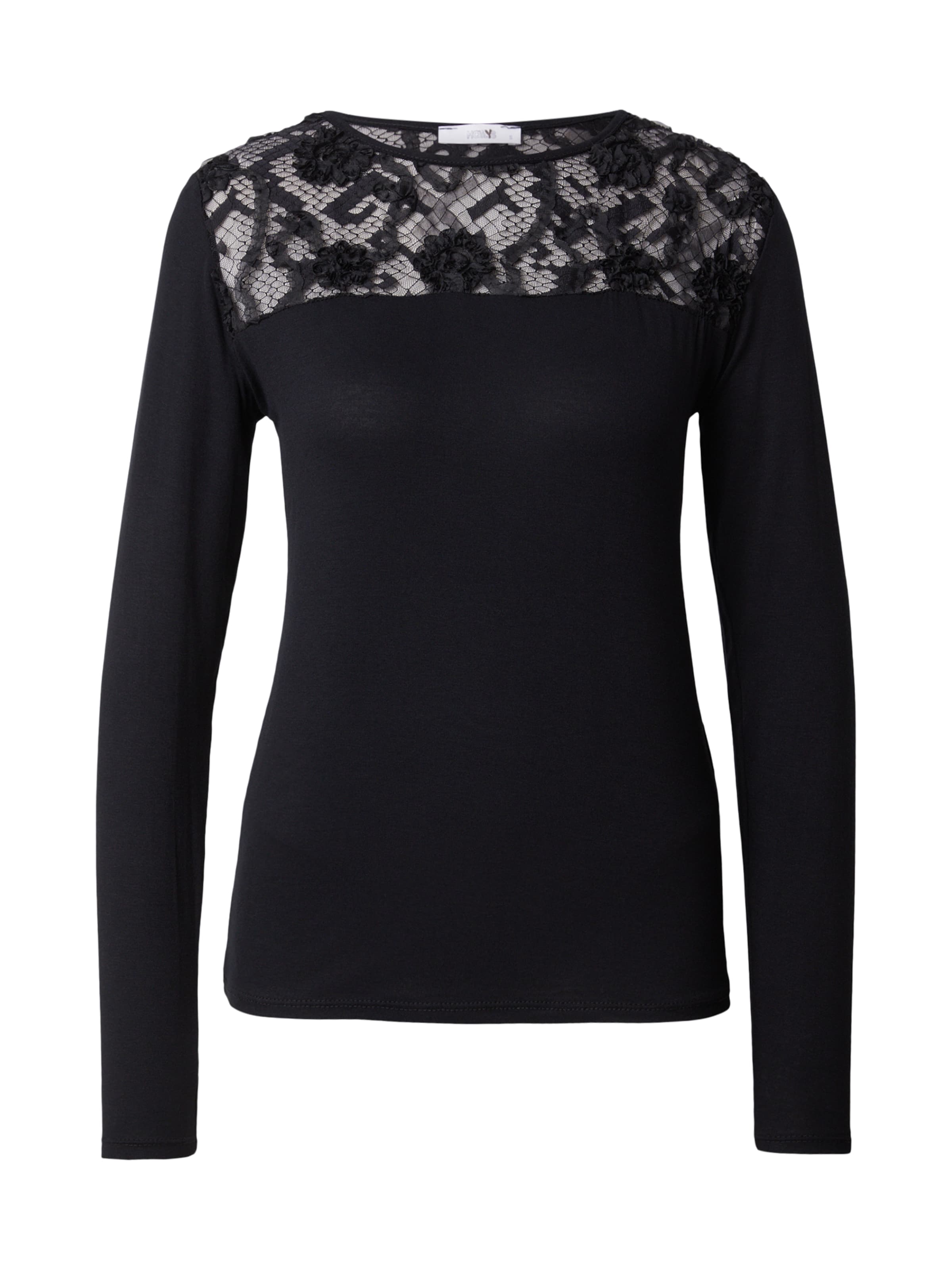 Hailys Shirt 'Li44da' in de kleur Zwart, Productweergave