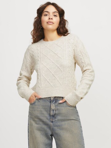 JJXX Sweater 'CLOVER' in White: front