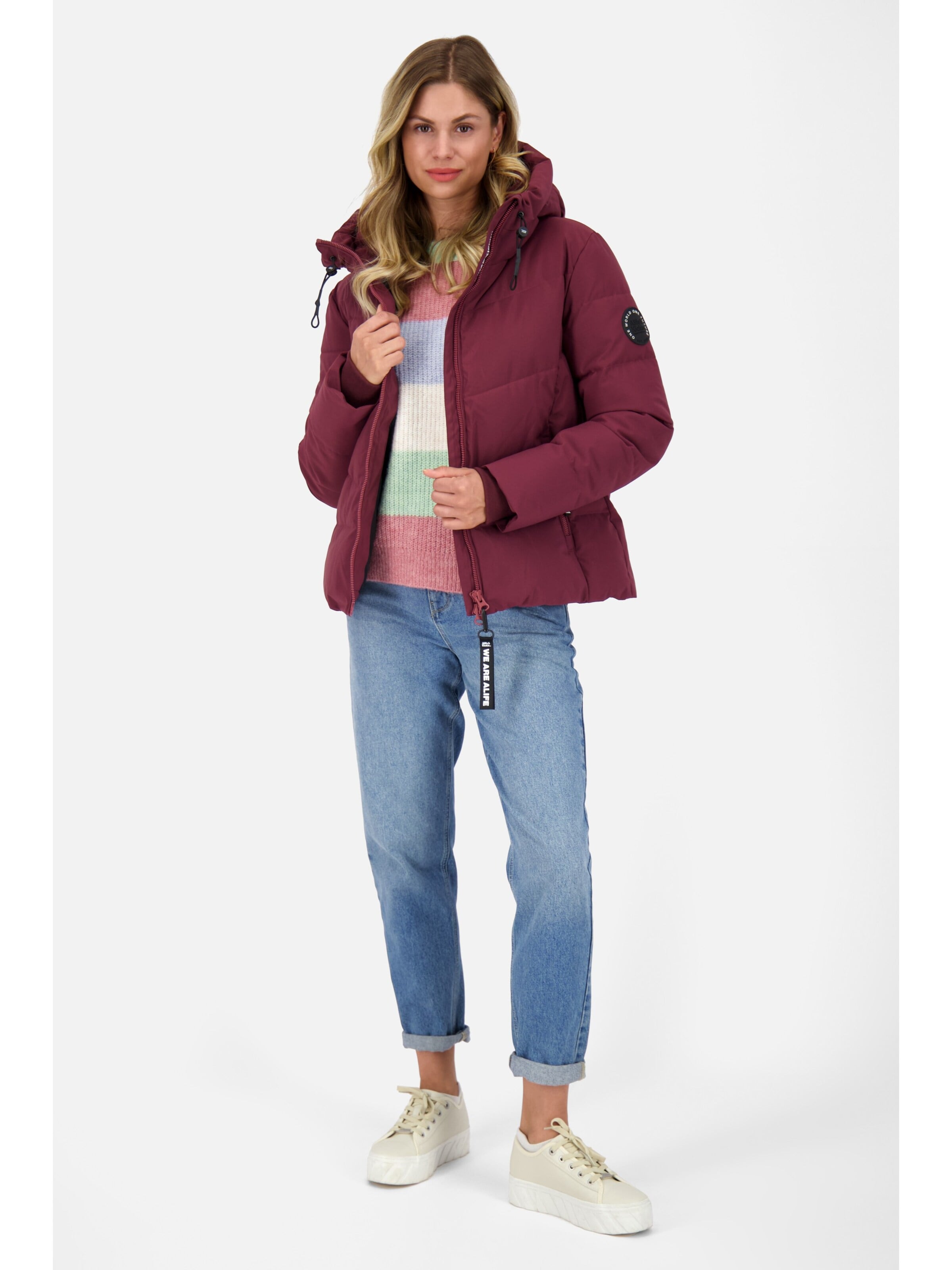 alife & kickin Winter Jacket 'Michaela' in Red