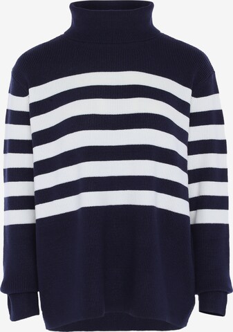 Pull-over bridgeport en bleu : devant