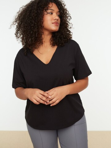 Trendyol Curve - Camiseta en negro: frente