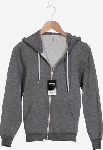 American Apparel Sweatshirt & Zip-Up Hoodie in XS in Grey: front