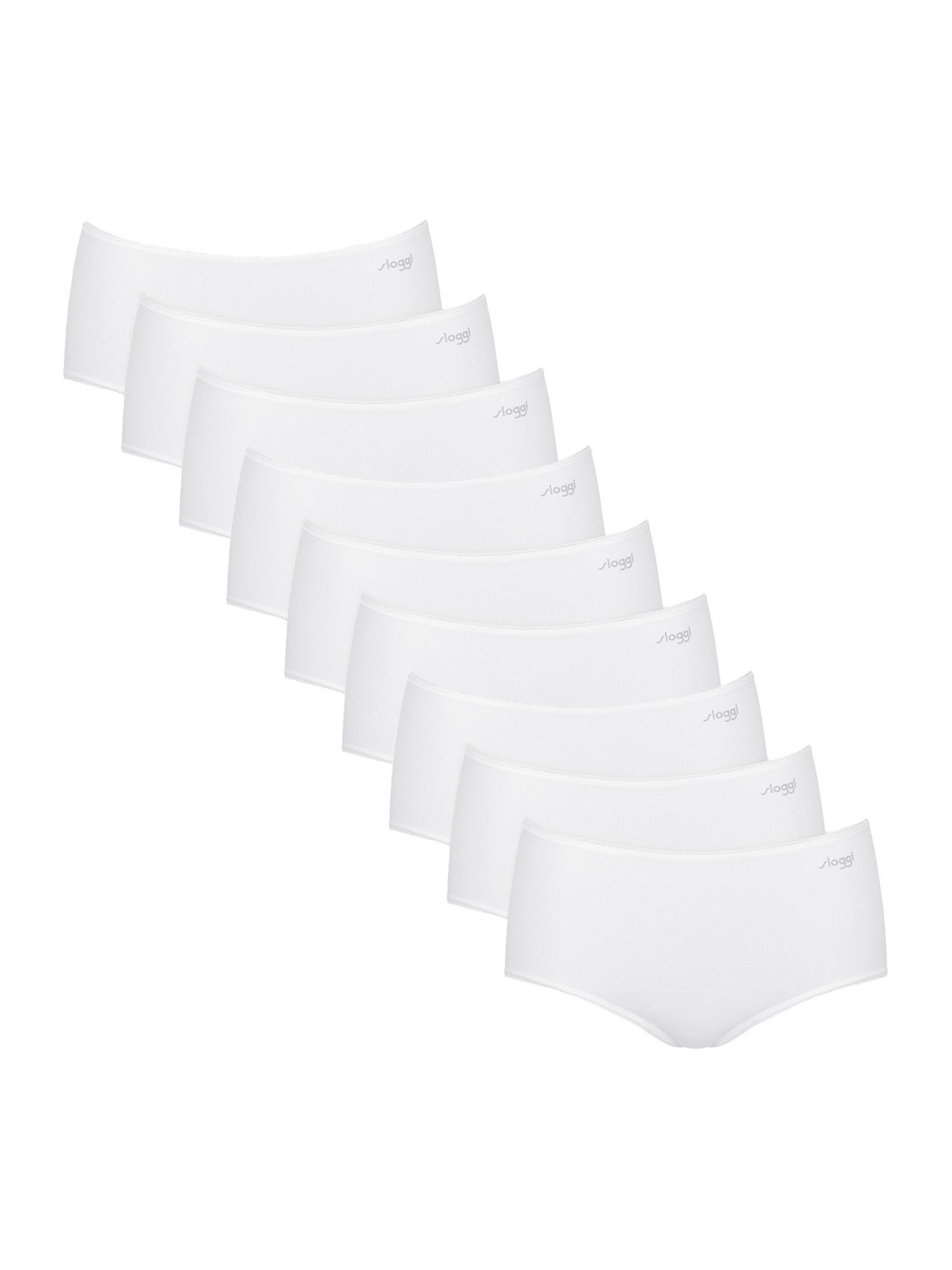 SLOGGI - Braga 'Pure Comfort' en blanco: frente