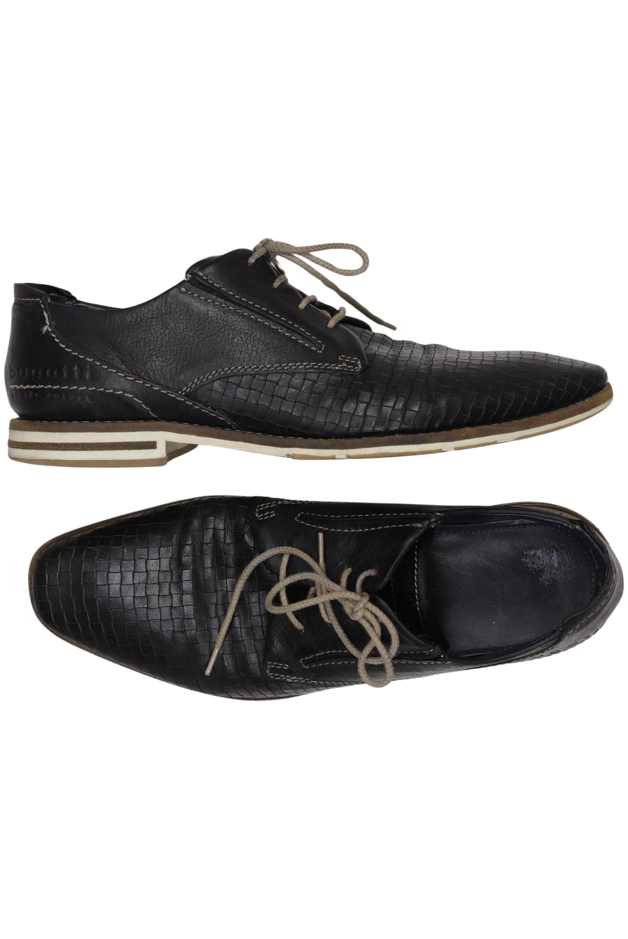 bugatti Halbschuh 43 in Schwarz: Vorderseite