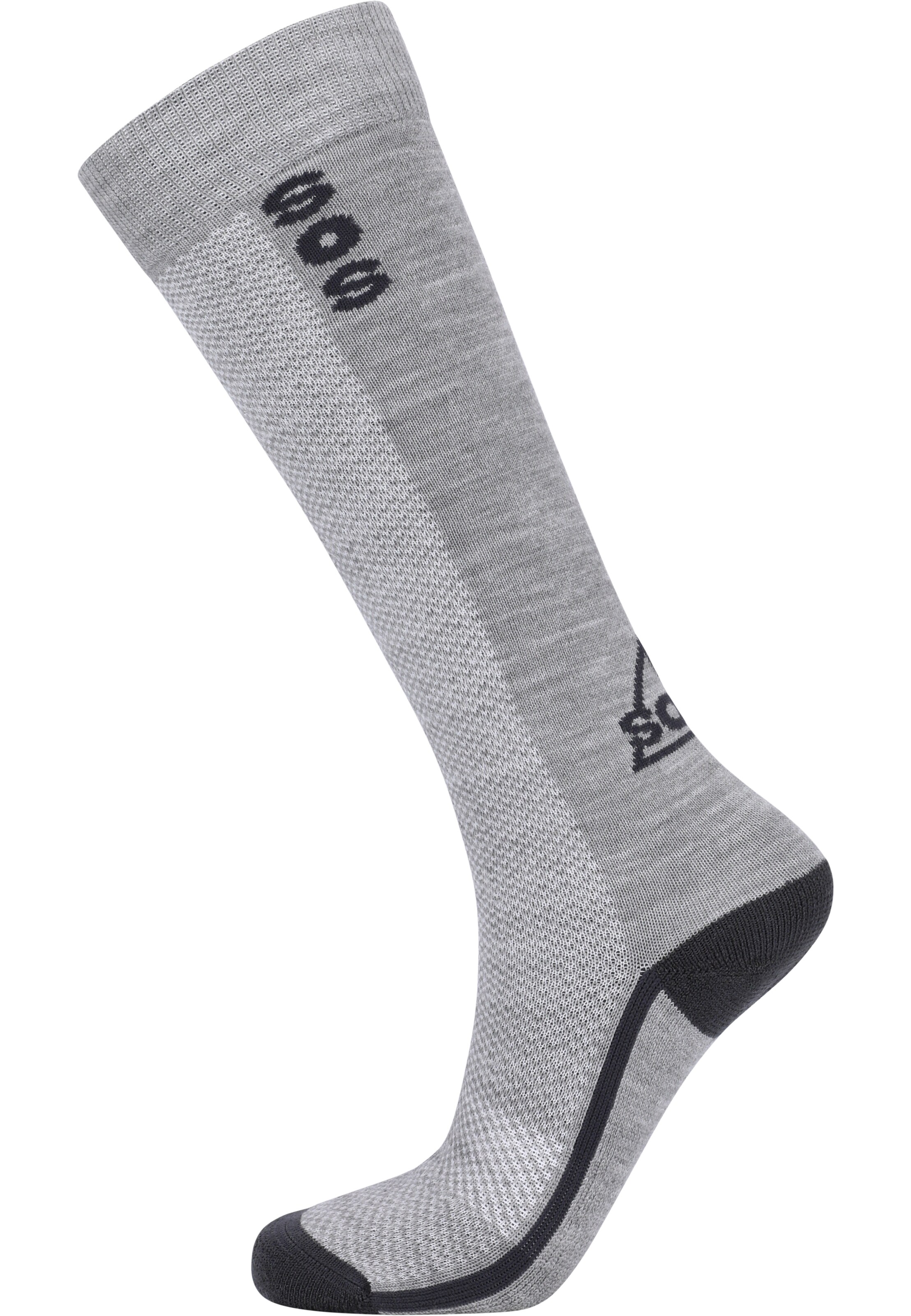 SOS Sportsocken 'Arlberg' in Grau: Vorderseite