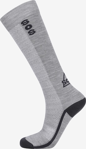 SOS Athletic Socks 'Arlberg' in Grey: front