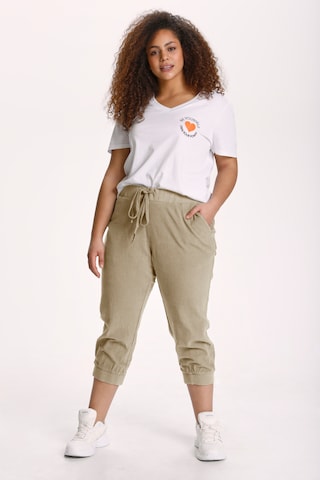 regular Pantaloni 'Nana' di KAFFE CURVE in beige: frontale