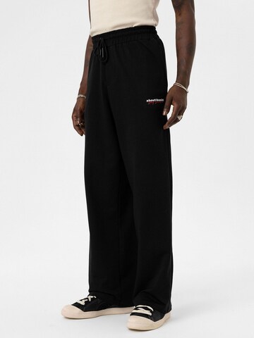Loosefit Pantalon 'Coneflower' VAMOS CLO en noir