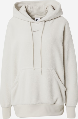 Nike Sportswear Sweatshirt in Beige: front