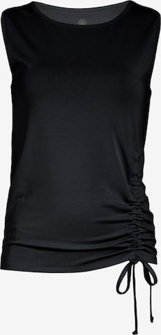 Magadi Sporttop 'Diana' in Schwarz: Vorderseite