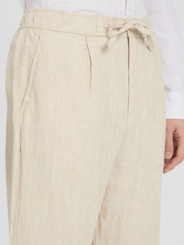 KnowledgeCotton Apparel - regular Pantalón plisado en beige