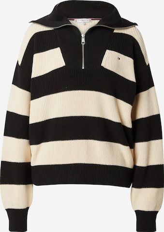 Pullover di TOMMY HILFIGER in nero: frontale