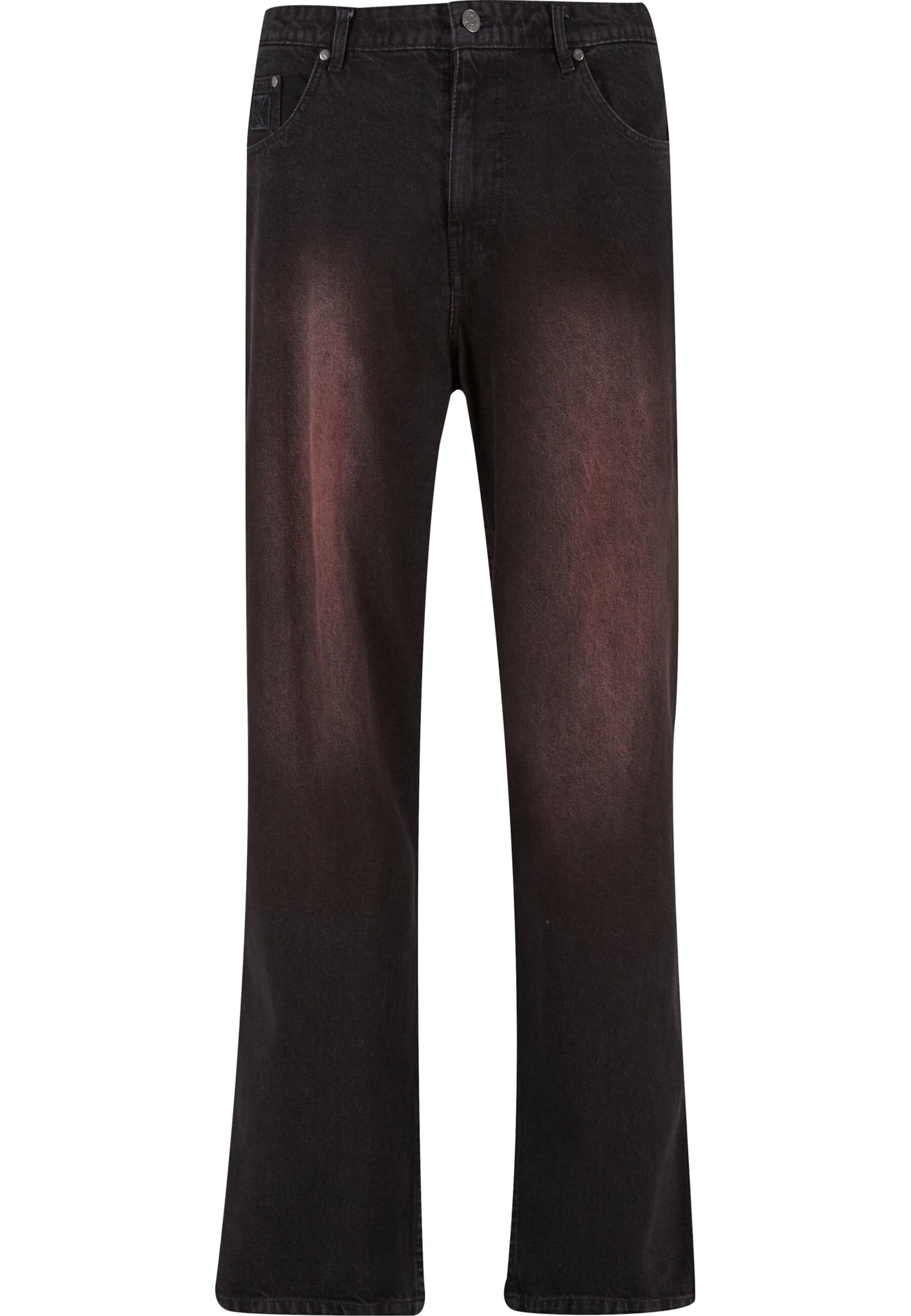 regular Jeans di Karl Kani in nero: frontale