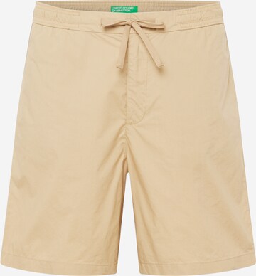 UNITED COLORS OF BENETTON Trousers in Beige: front