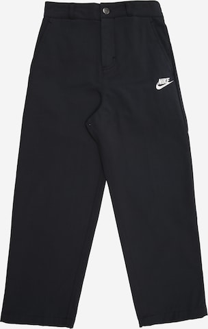 Nike Sportswear Regular Housut 'CLUB' värissä musta: etupuoli