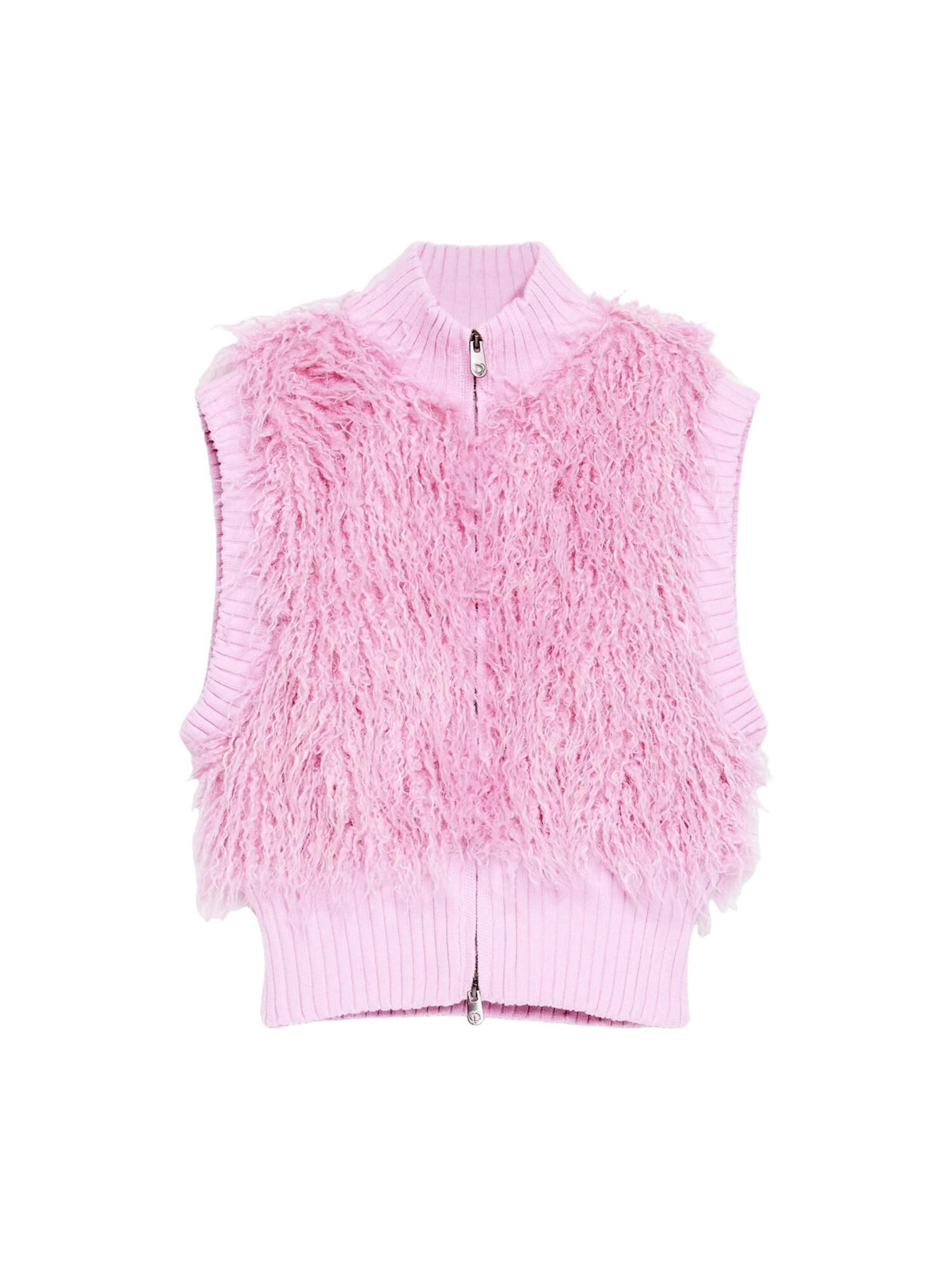 Desigual Weste in Pink: Vorderseite