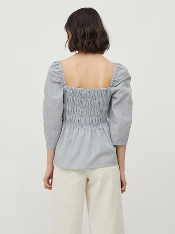 VILA Bluse in Grau