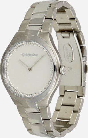 Montre à affichage analogique 'TIMELESS' Calvin Klein en argent : devant