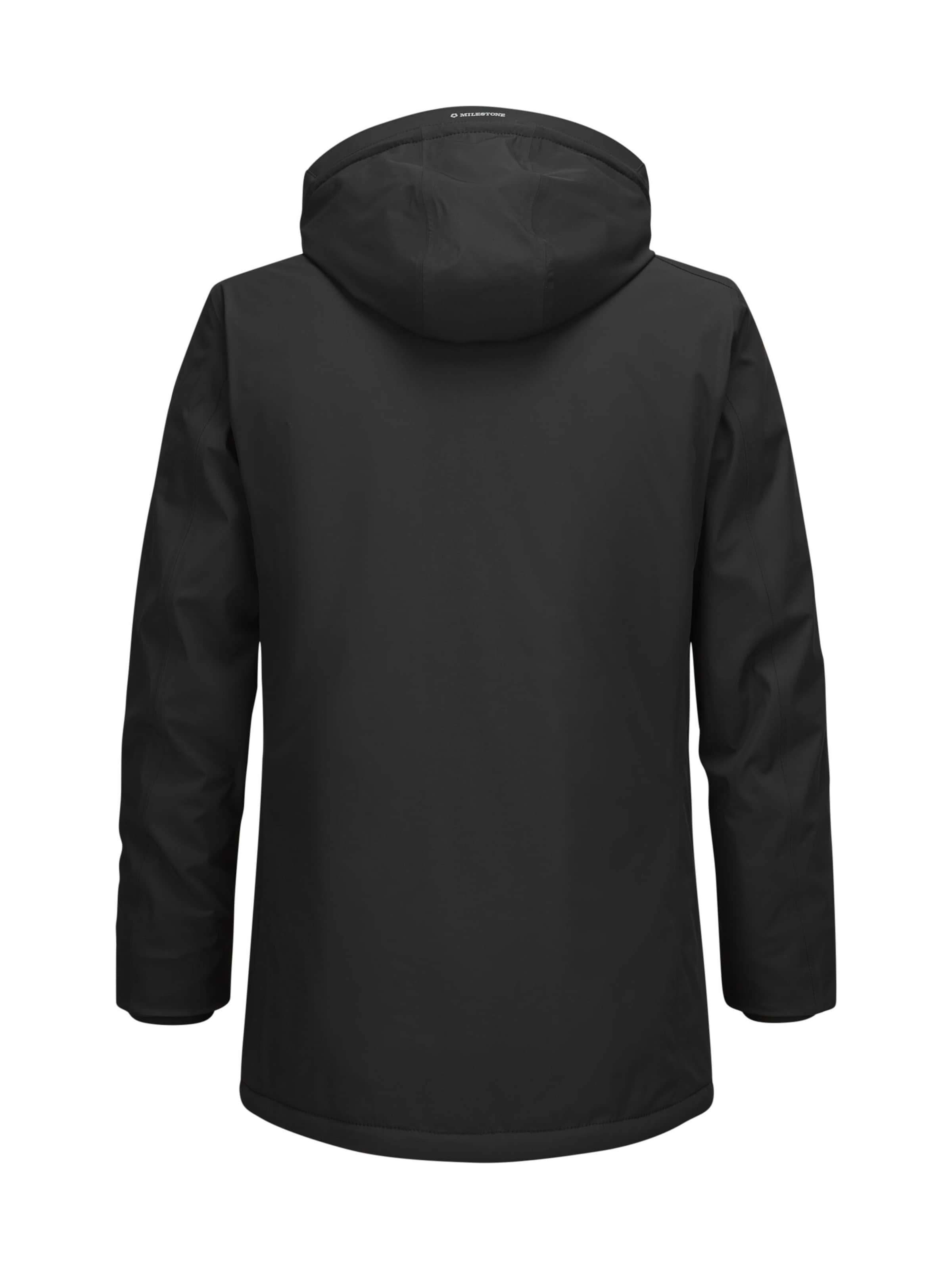 Veste d’hiver 'MSRichmond' MILESTONE en noir