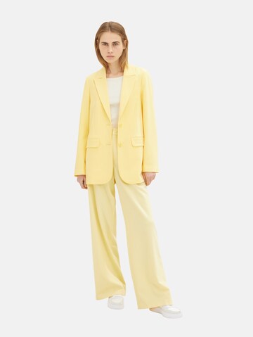 TOM TAILOR DENIM Blazer in Yellow