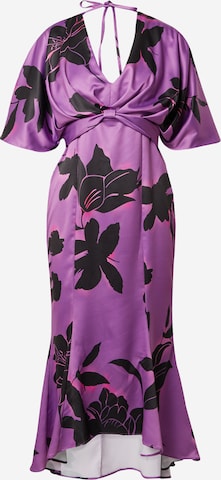 Robe-chemise Wallis Curve en violet : devant