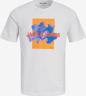 JACK & JONES - Camiseta 'FLORALS' en azul