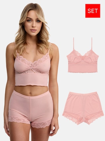 Shorty 'F921' di Tazzio in rosa: frontale