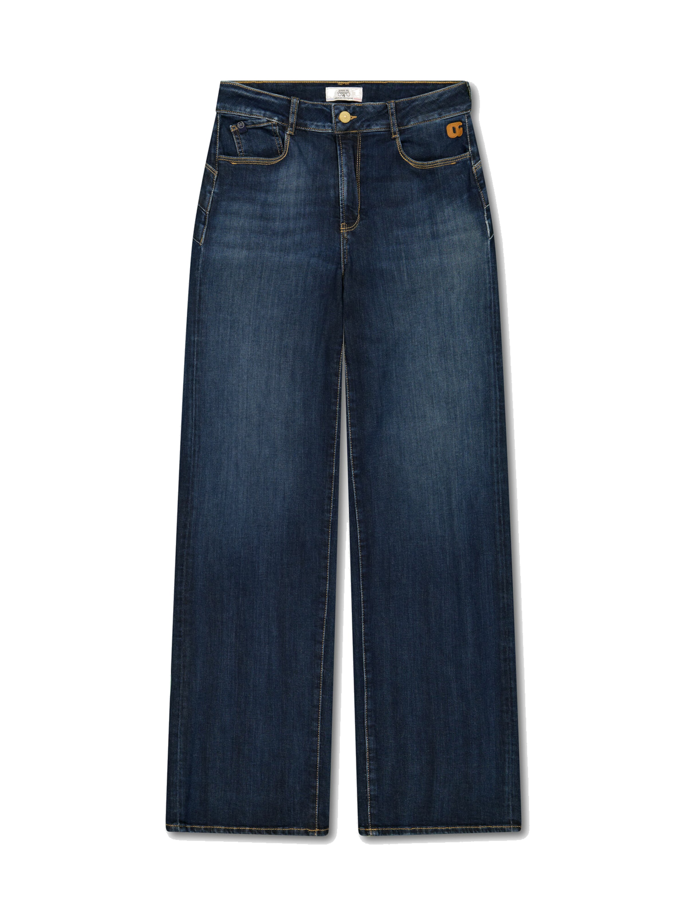 Wide Leg Jean Le Temps Des Cerises en bleu : devant