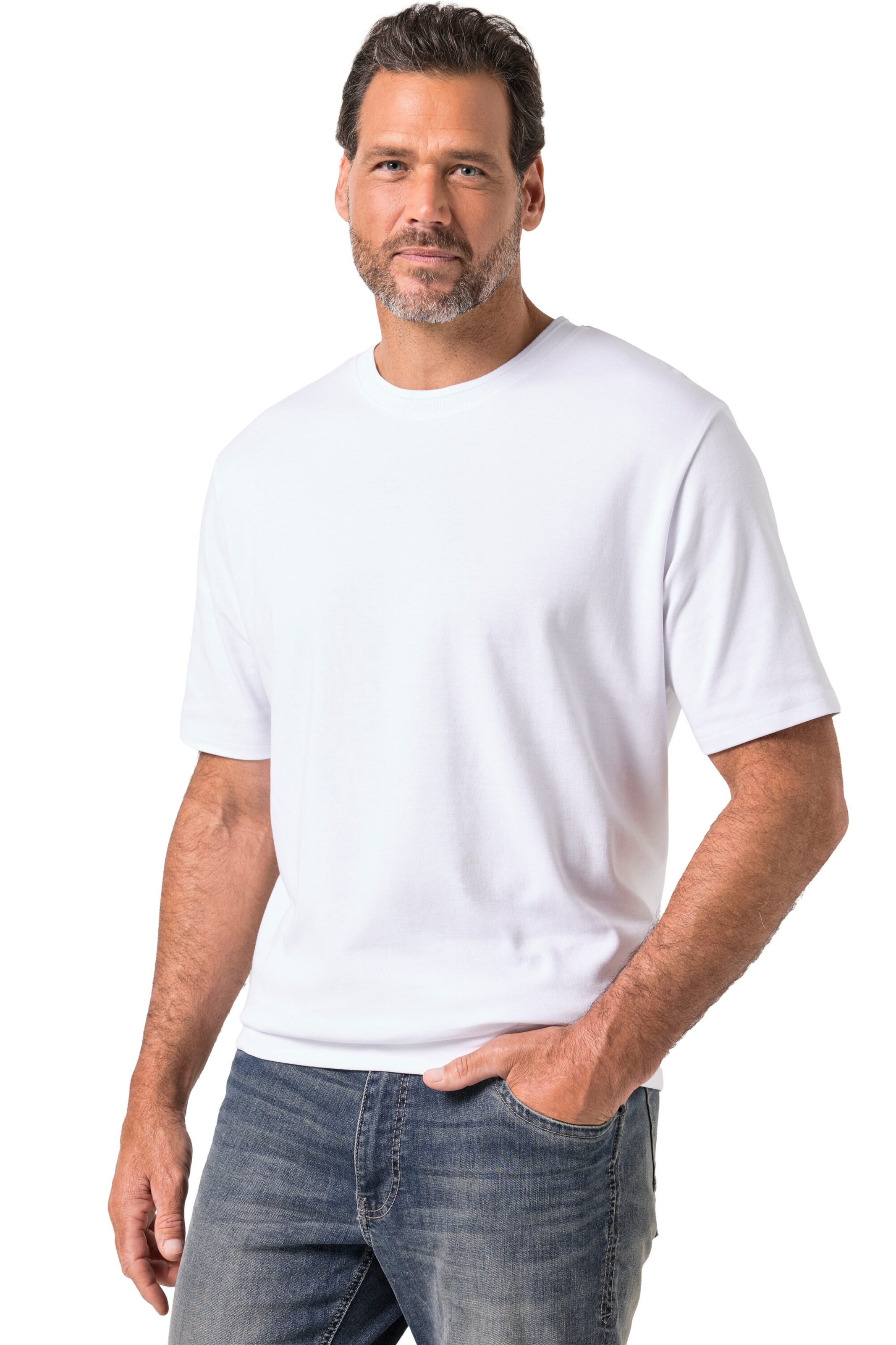 JP1880 Shirt in Weiß: Vorderseite