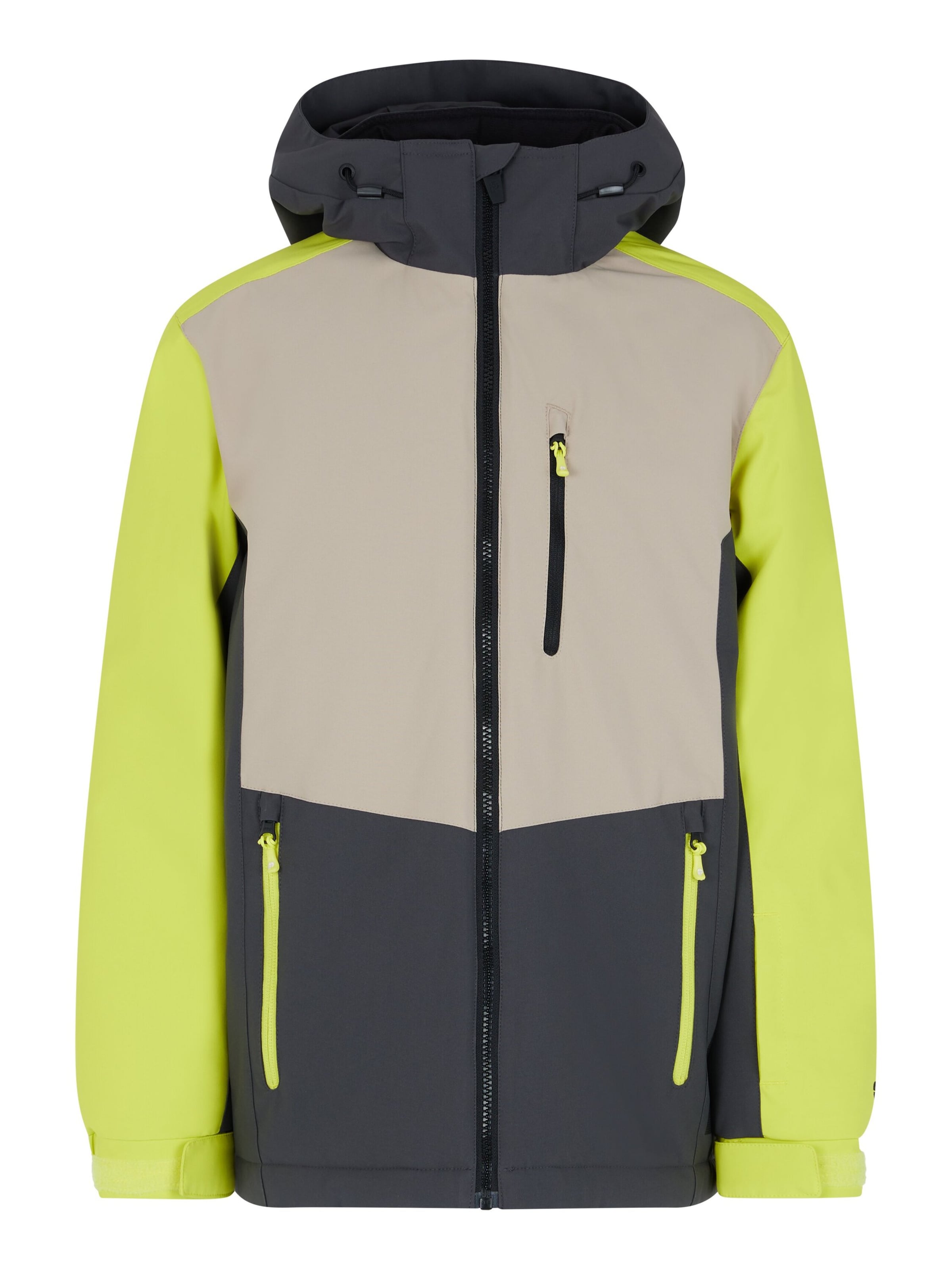 PROTEST Sportjacke 'PRTNEMBRO JR'‌‌‌ in Grau: Vorderseite