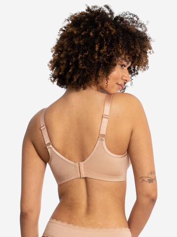 SugarShape T-Shirt BH 'Voilà ' in Braun