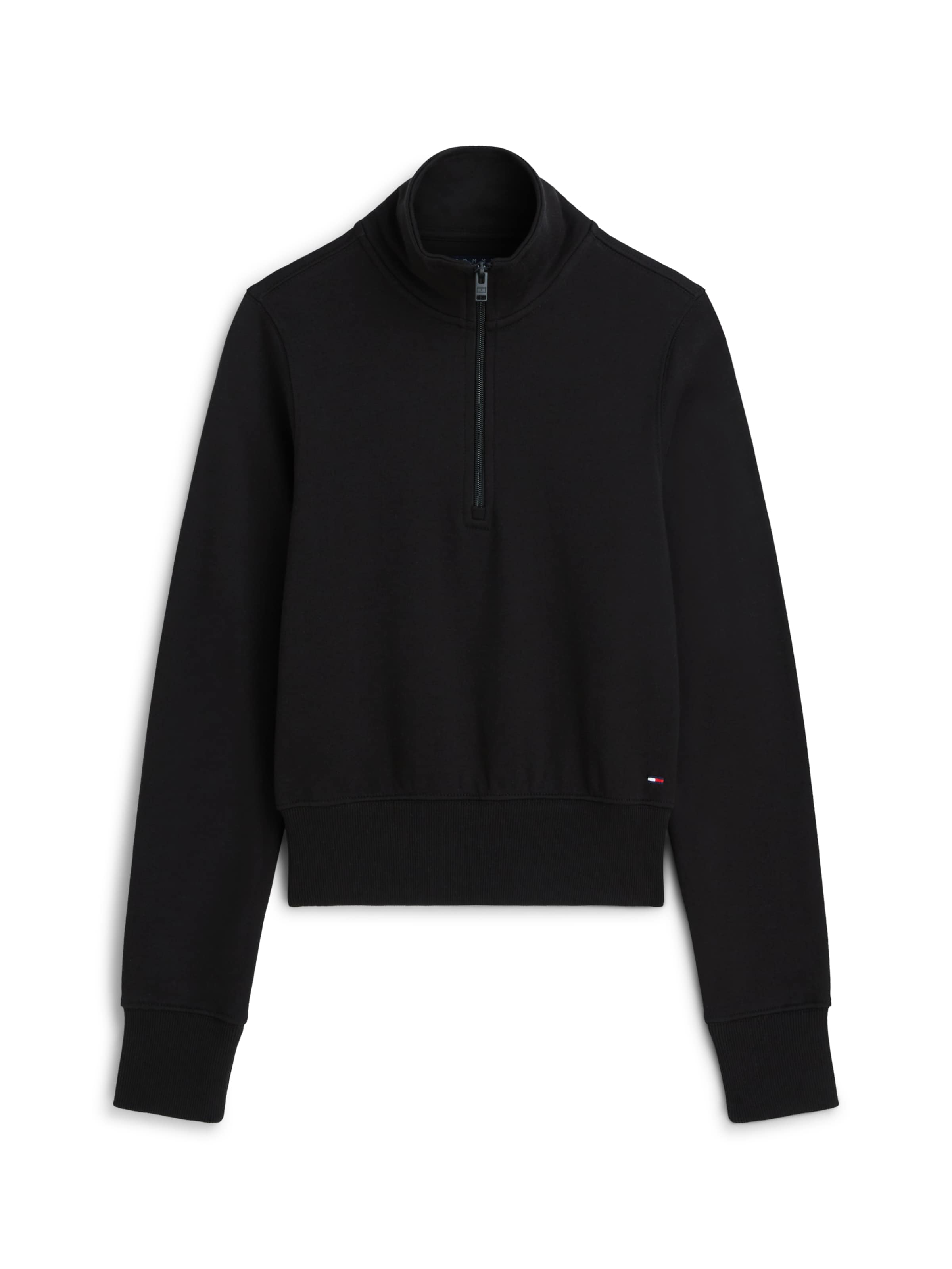 Tommy Jeans Суичър в черно: отпред