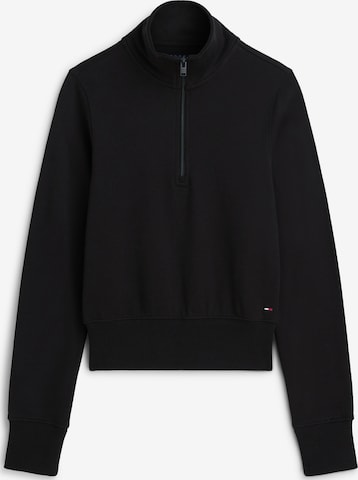 juoda Tommy Jeans Megztinis be užsegimo: priekis