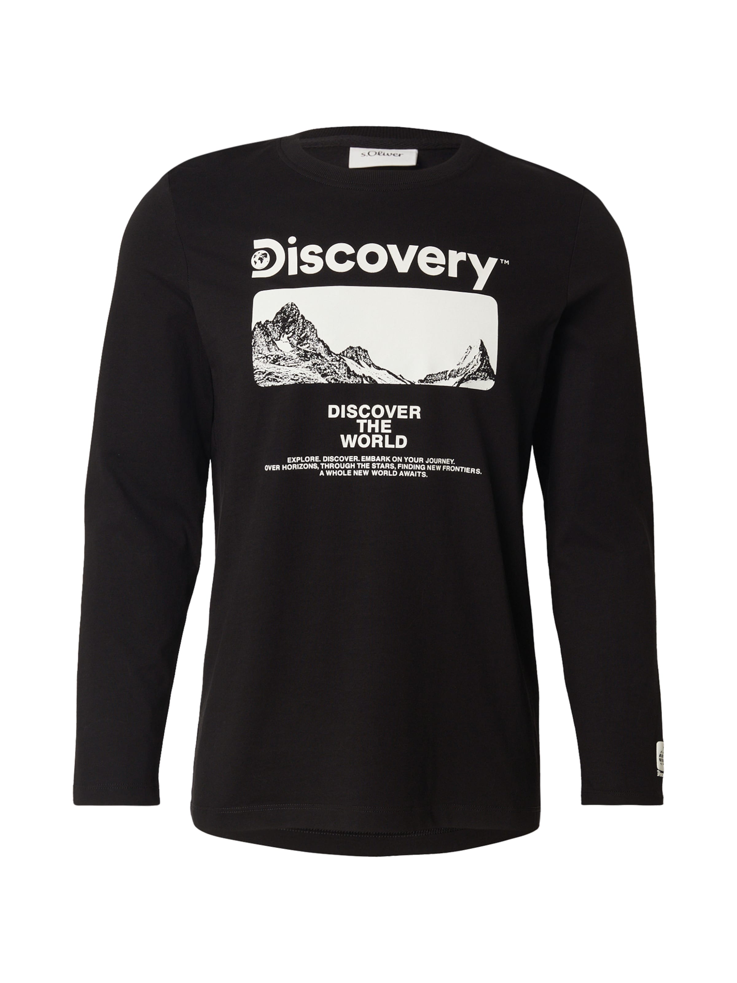 s.Oliver Tričko - Čierna: predná strana