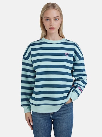 salzhaut Sweatshirt 'Veermaster' in Blauw: voorkant
