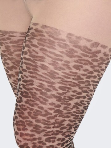 ONLY Carmakoma Feinstrumpfhose 'RAMMI' in Braun