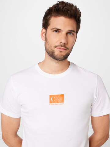 Calvin Klein Jeans Regular T-Shirt in Weiß